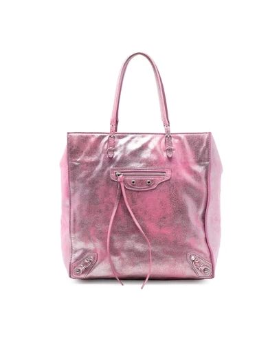 Pre-Loved by Azura Reborn - Pre-Loved Metallic Leather Papier A5 Tote