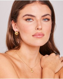 Zoe Olivia - Waterproof Puffy Shell Stud Earrings