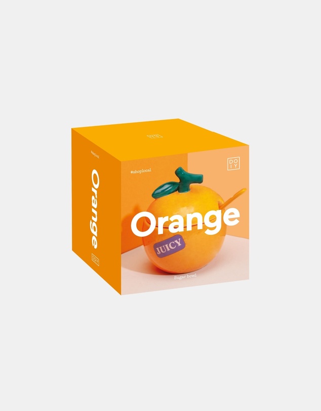 DOIY - Farmers Market Sugar Bowl Orange