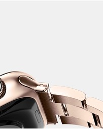 Friendie - Stainless Steel Link Bracelet Band - The Sydney - Apple Watch Compatible