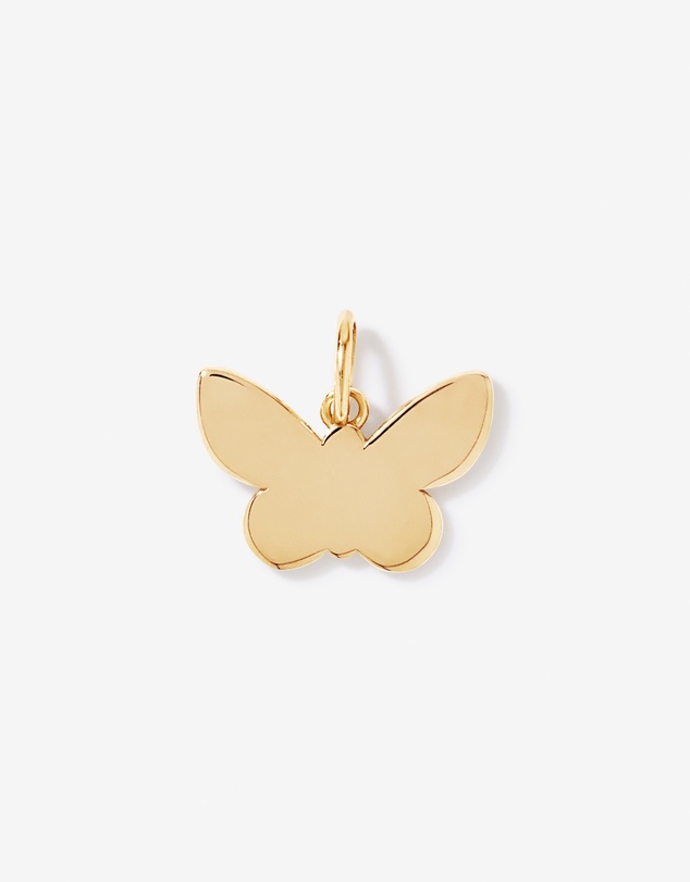 Michael Hill - Butterfly Pendant with Mother of Pearl in 18kt Yellow Gold Vermeil