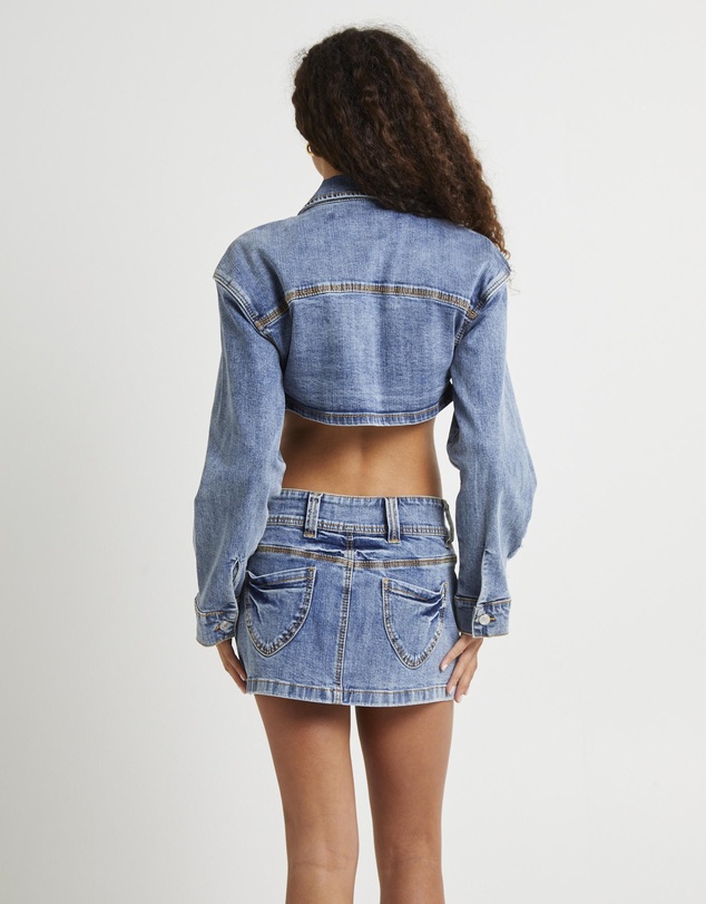 Insight - Roxy Shrunken Denim Jacket