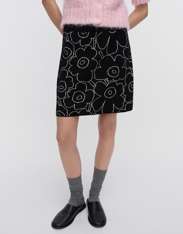Marimekko - Vapaus Piirto Unikko Knitted skirt