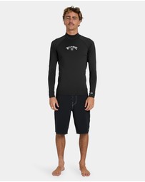 Billabong - Mens All Day Arch Performance Fit Long Sleeve Rashguard