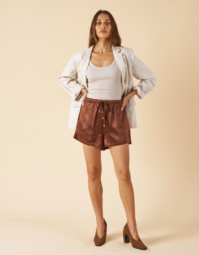 CAMIXA - Lulu Silk Shorts
