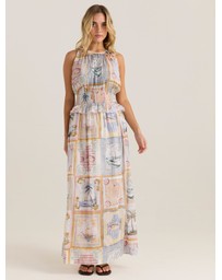 Sass - Reo Peplum Maxi Dress