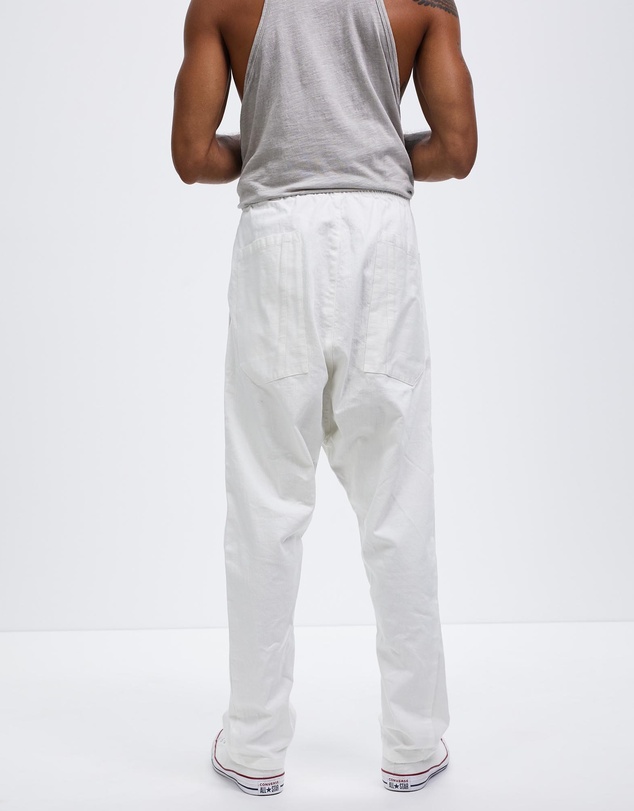 Surrounded By Ghosts - The Gismondine Coated Denim Drawstring Pants