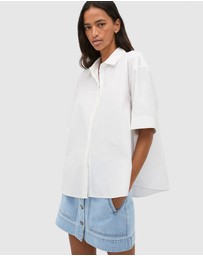 Seed Heritage - Poplin Pleat Detail Shirt
