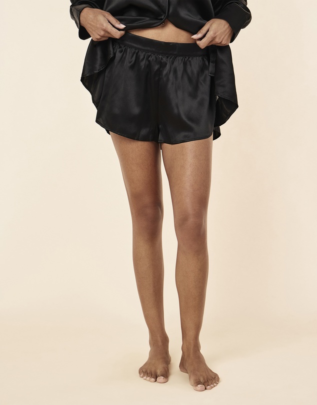 Papinelle - Audrey Mulberry Silk Boxer Short