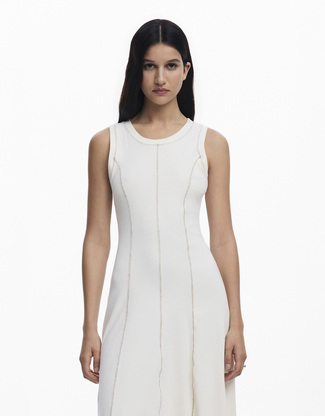 Desigual - Topstitched dress