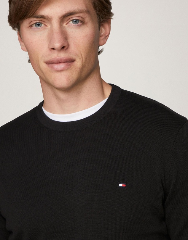 Tommy Hilfiger - Crew Neck Flag Embroidery Jumper