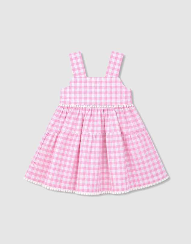 Minihaha - Pink Gingham Sundress - Kids