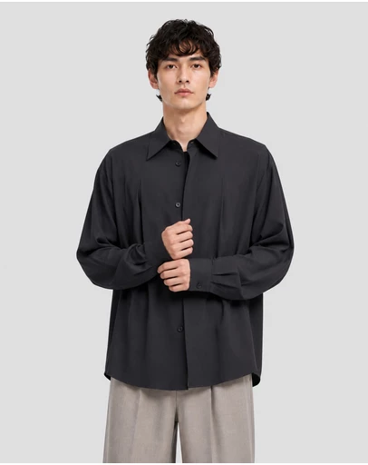 Justin Cassin - Influence Pleated Shirt