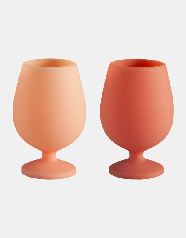 porter green - stemm silicone unbreakable wine glasses
