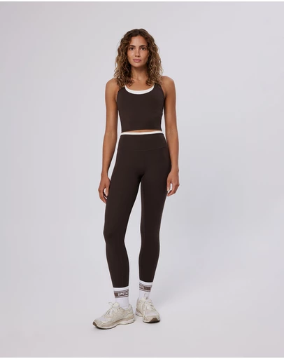 Upstate - Air Sculpt Contrast 7/8 Tight - Espresso