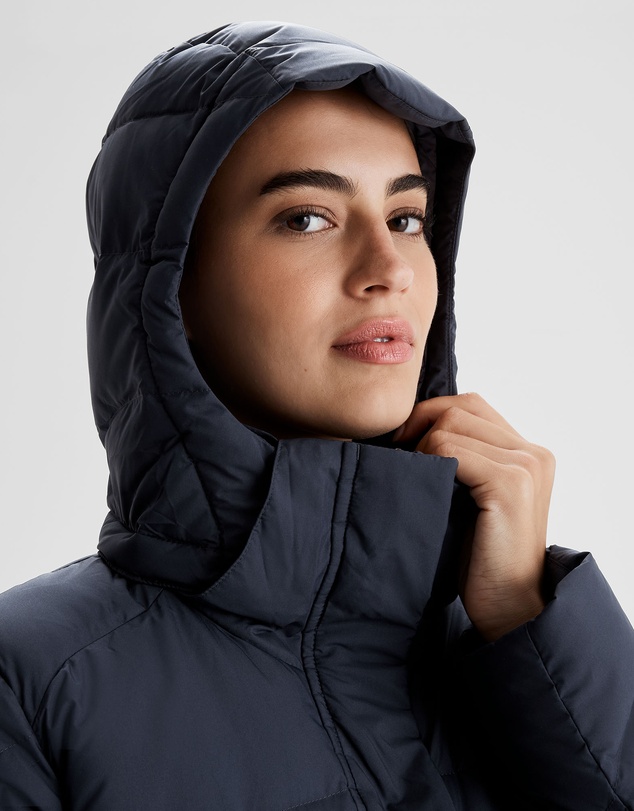 Kathmandu - Winterburn Down Puffer 600 Fill Longline Warm Winter Coat