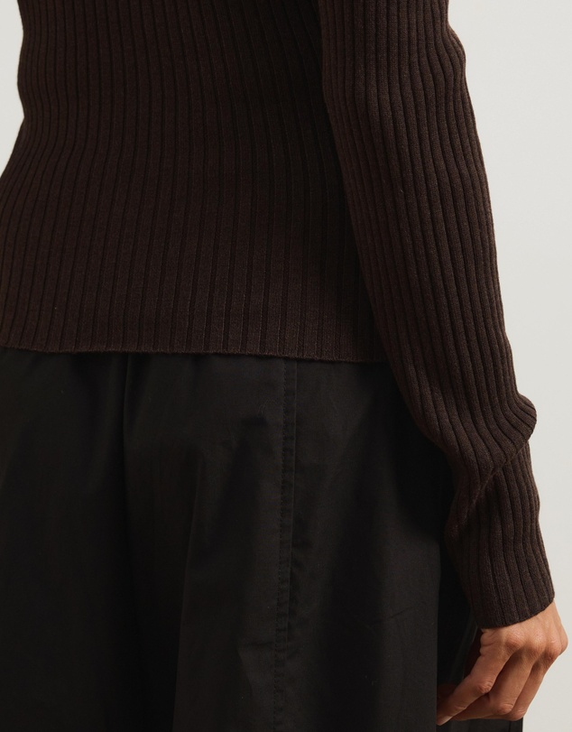 Atmos&Here - Annie Wool Blend Turtleneck Knit Top