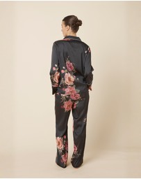 Gingerlilly - Ruby Floral Satin PJ set