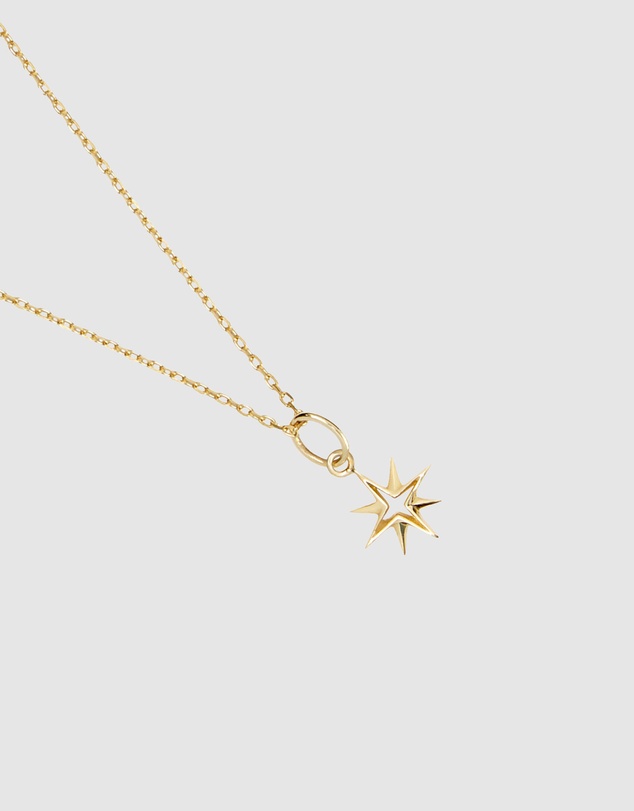 Luna Rae - Solid Gold - My True North Necklace