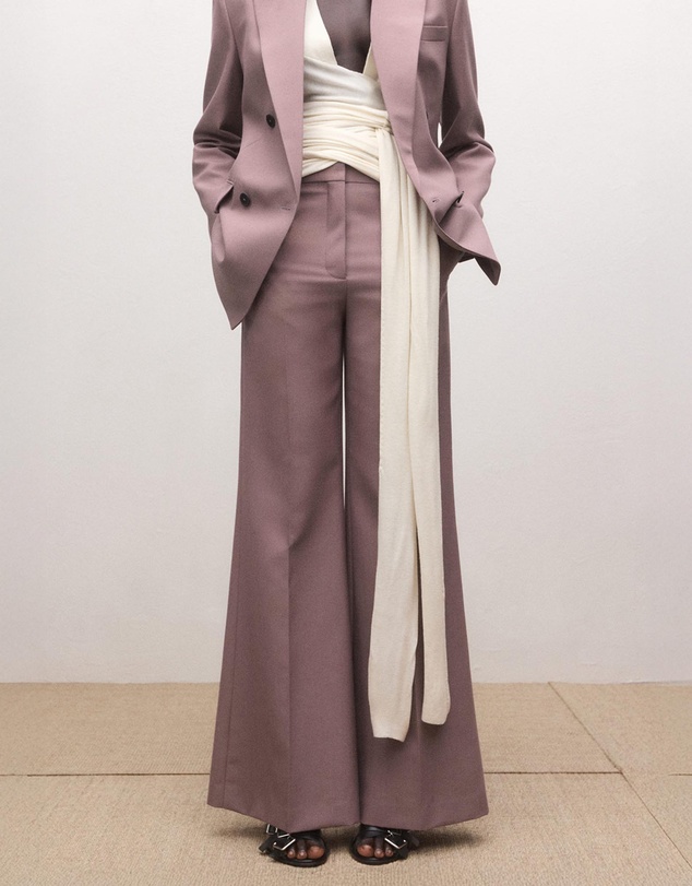 M.N.G - Flared Wool Suit Trousers