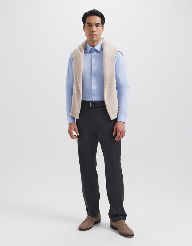 SABA - Stretch Poplin Slim Shirt
