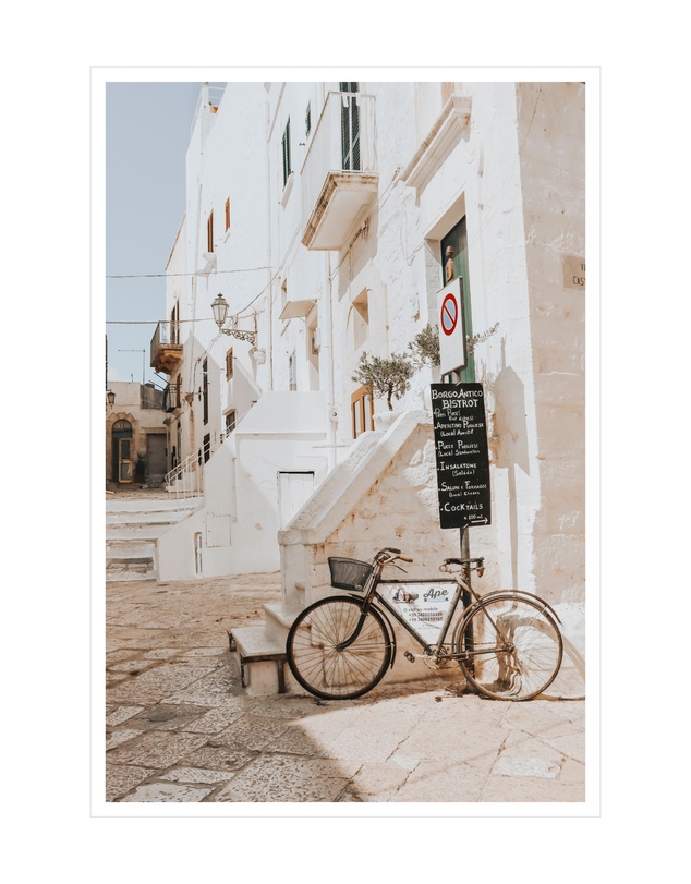 Amichi Co - La Bicicletta Fine Art Print