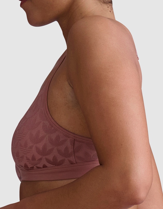 adidas Originals - Microterrot Monogram Logo Unlined Triangle Bralette