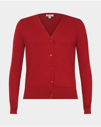 Forcast - Nicolette V-Neck Knit Cardigan