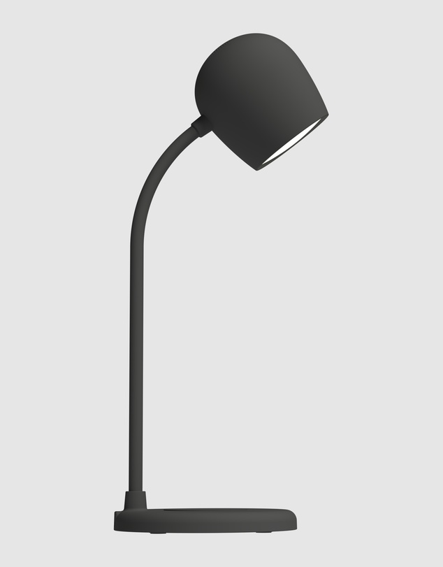 Kreafunk - Kreafunk Ellie Lamp W/ Qi Charger And Bluetooth Speaker - Black