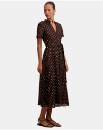 Forever New - Therese Short Sleeves Midi Dress