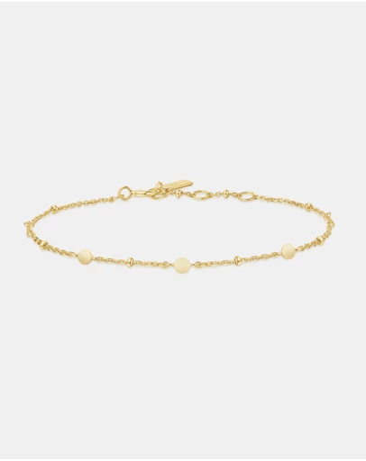 Ania Haie - Ania Haie Gold Disc Station Bracelet