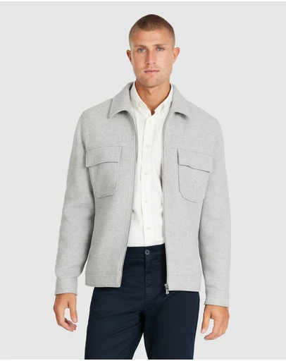 Tarocash - Linden Wool Zip Jacket