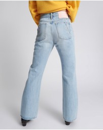 ONE TEASPOON - Fleetwood Artiste Charlie Slim High Waist Flared Jeans