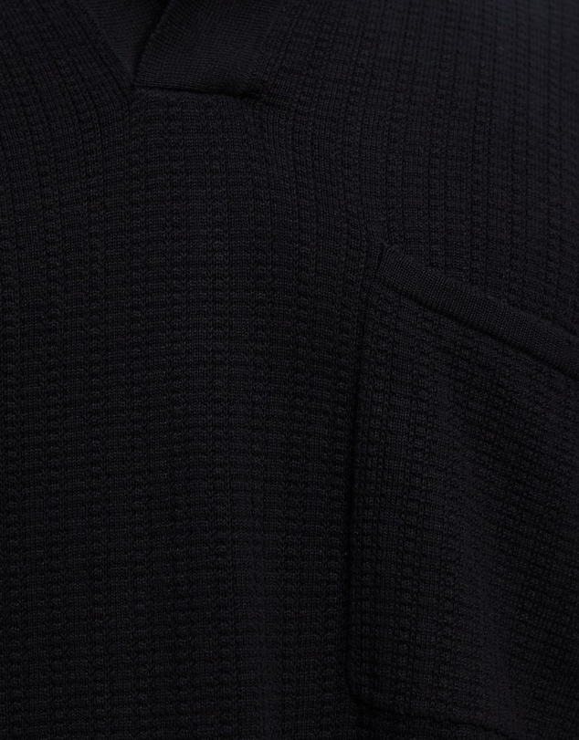 Rhythm - Textured Knit Whip Stitch Polo