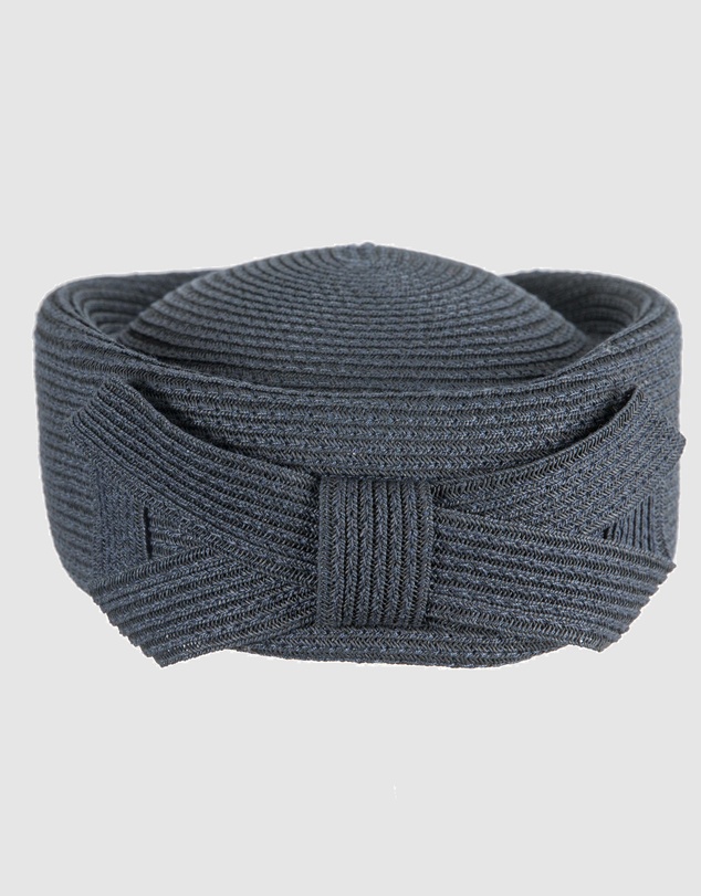 Max Alexander - Navy Braid Pillbox Hat