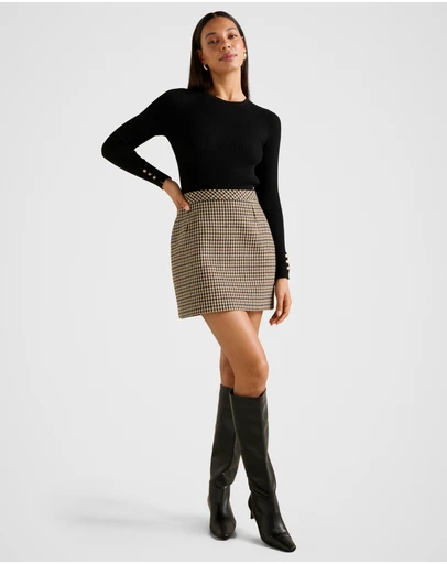 Forever New - Aisha 2 in 1 Knitted Mini Dress