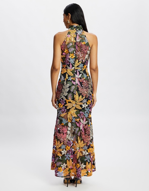 Romance by Honey and Beau - Chiara High Neck Maxi Dress