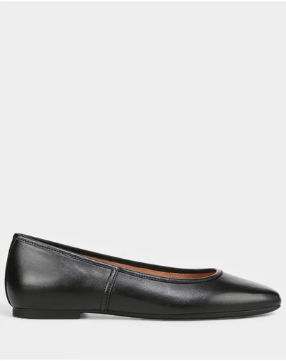 Vionic - Orinda Ballet Flat - Black Nappa