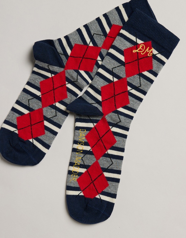 Damson Madder - Calf Length Socks