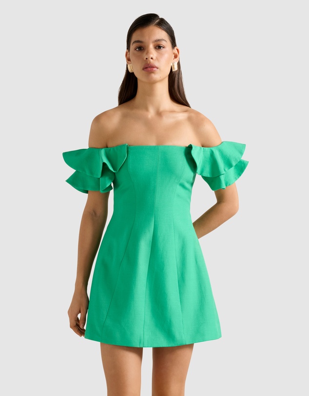 Forever New - Kenzie Off Shoulder Ruffle Mini Dress