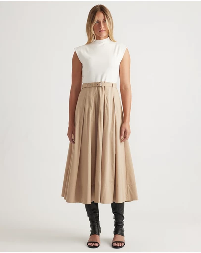 Decjuba - Stefanie Spliced Midi Dress