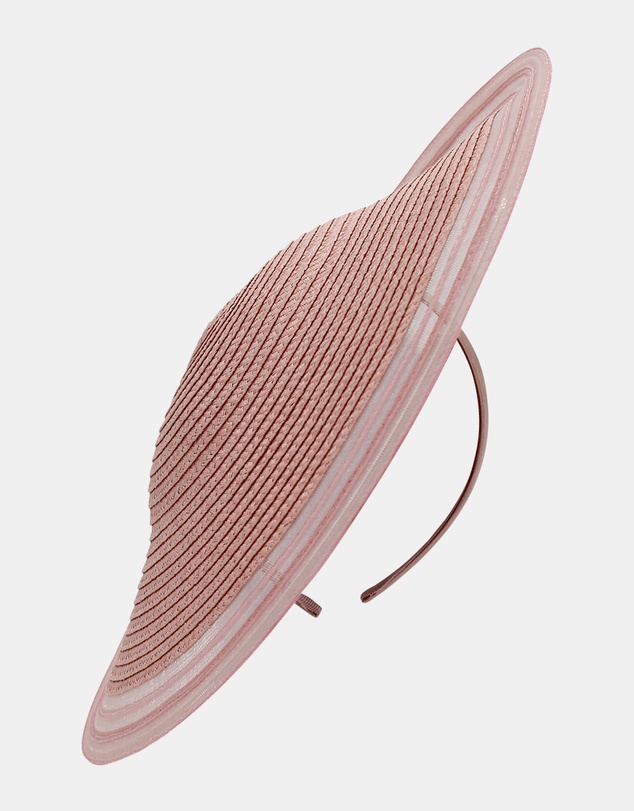 Morgan & Taylor - Ari Fascinator in Blush Pink
