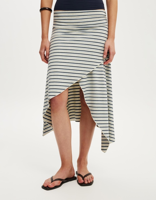 Cotton On - Maple Asymmetric Midi Skirt