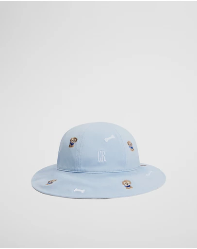 Country Road - Baby Embroidered Bucket Hat