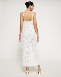 Revibe - Repaired Lover Claudia Sequin Shift Maxi Dress - AU 14