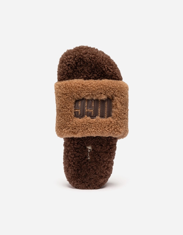 Ozwear Connection Uggs - Ugg Acacia Shearling Logo Slipper