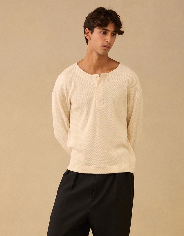 Charlton  - Japanese Waffle LS T-Shirt