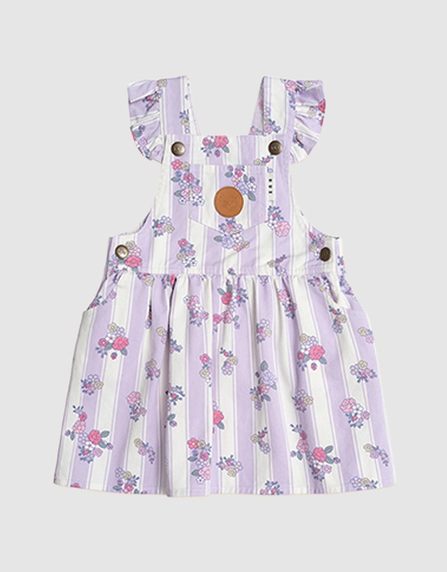Huxbaby - Vintage Bloom Pinafore Dress - Babies-Kids