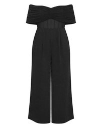 City Chic - Lana Off Shoulder Jumpsuit