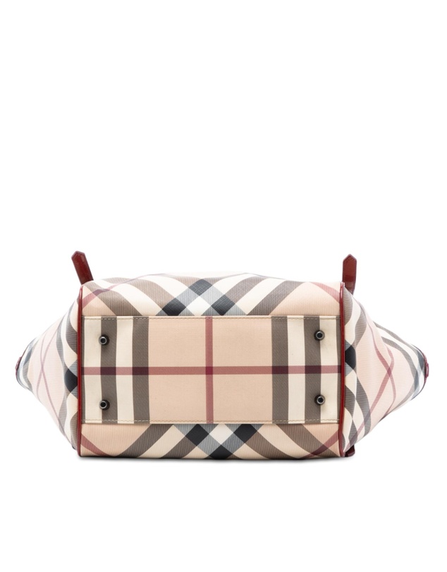 Pre-Loved by Azura Reborn - Pre-Loved Supernova Check Coated Canvas Tote